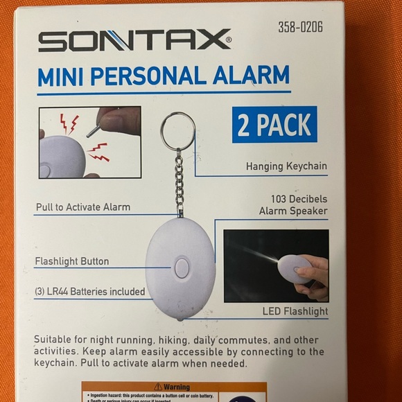 Mini Personal Alarm - Gray - Picture 3 of 8